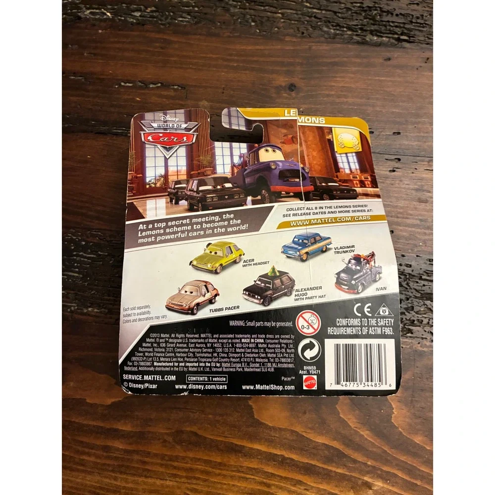 Disney Pixar Cars 2 Vladimir Trunkov Die Cast Car In Package Collectible Toys